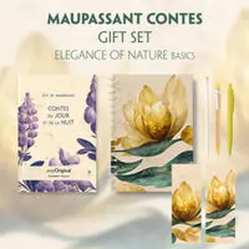 EasyOriginal Verlag / Maupassant |  Contes du jour et de la nuit (with audio-online) Readable Classics Geschenkset + Eleganz der Natur Schreibset Basics | Buch |  Sack Fachmedien