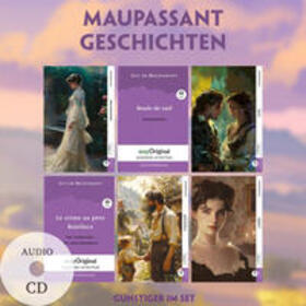 EasyOriginal Verlag / Maupassant |  6 Maupassant Geschichten (6 Bücher + Audio-CDs)- Frank-Lesemethode - Kommentierte zweisprachige Ausgabe Französisch-Deutsch | Buch |  Sack Fachmedien