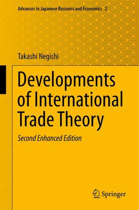 Negishi |  Developments of International Trade Theory | Buch |  Sack Fachmedien