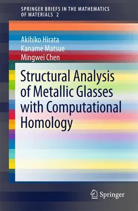 Hirata / Chen / Matsue |  Structural Analysis of Metallic Glasses with Computational Homology | Buch |  Sack Fachmedien