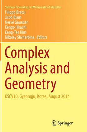 Bracci / Byun / Shcherbina |  Complex Analysis and Geometry | Buch |  Sack Fachmedien