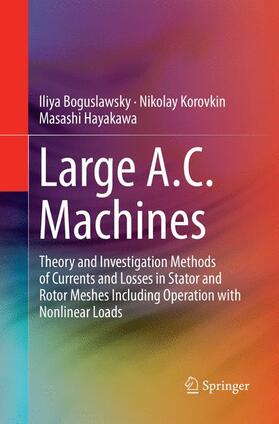 Boguslawsky / Hayakawa / Korovkin |  Large A.C. Machines | Buch |  Sack Fachmedien