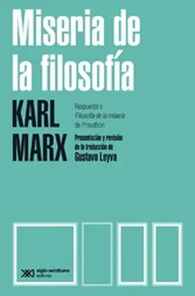 Marx |  Miseria de la filosofía | eBook | Sack Fachmedien