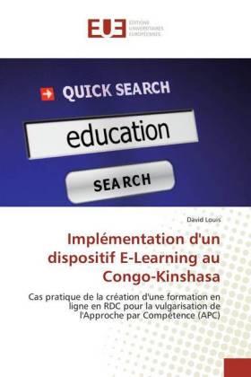 Louis |  Implémentation d'un dispositif E-Learning au Congo-Kinshasa | Buch |  Sack Fachmedien