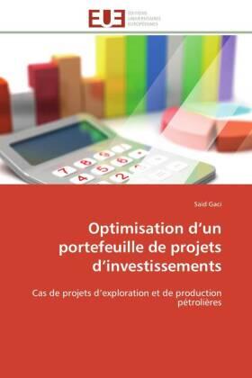 Gaci |  Optimisation d¿un portefeuille de projets d¿investissements | Buch |  Sack Fachmedien