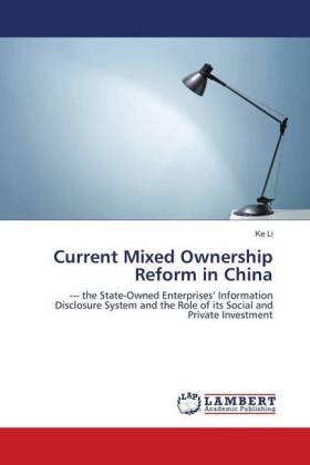 Li |  Current Mixed Ownership Reform in China | Buch |  Sack Fachmedien