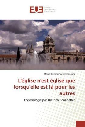 Rieckmann-Berkenbrock |  L'église n'est église que lorsqu'elle est là pour les autres | Buch |  Sack Fachmedien