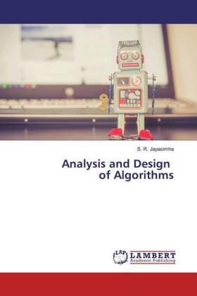 Jayasimha |  Analysis and Design of Algorithms | Buch |  Sack Fachmedien