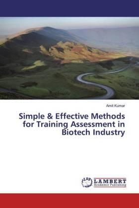 Kumar |  Simple & Effective Methods for Training Assessment in Biotech Industry | Buch |  Sack Fachmedien