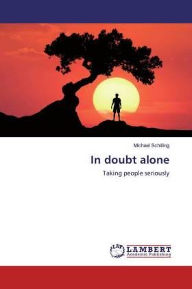 Schilling |  In doubt alone | Buch |  Sack Fachmedien