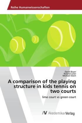 Bayer / Leser / Ebert |  A comparison of the playing structure in kids tennis on two courts | Buch |  Sack Fachmedien