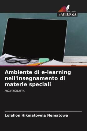 Nematowa |  Ambiente di e-learning nell'insegnamento di materie speciali | Buch |  Sack Fachmedien