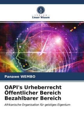 Wembo |  OAPI's Urheberrecht Öffentlicher Bereich Bezahlbarer Bereich | Buch |  Sack Fachmedien