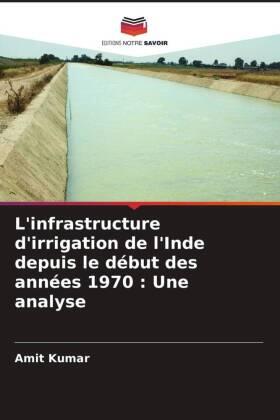 Kumar |  L'infrastructure d'irrigation de l'Inde depuis le début des années 1970 : Une analyse | Buch |  Sack Fachmedien