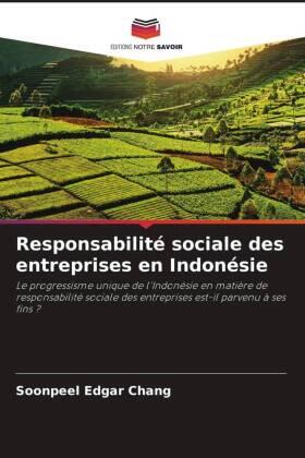 Chang |  Responsabilité sociale des entreprises en Indonésie | Buch |  Sack Fachmedien