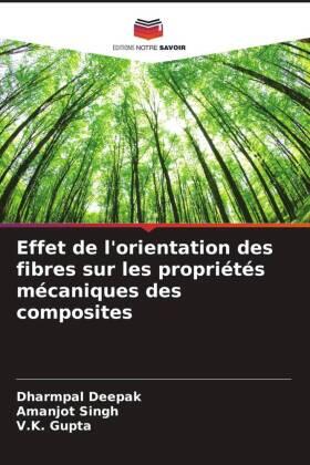 Deepak / Singh / Gupta |  Effet de l'orientation des fibres sur les propriétés mécaniques des composites | Buch |  Sack Fachmedien