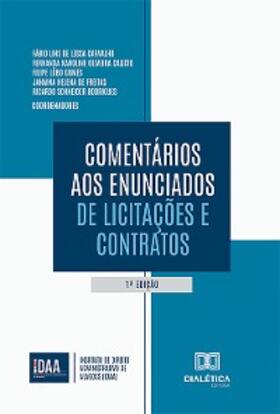 Lessa / Oliveira / Lôbo |  Comentários aos enunciados de licitações e contratos | eBook | Sack Fachmedien