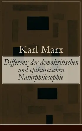 Marx |  Differenz der demokritischen und epikureischen Naturphilosophie | eBook | Sack Fachmedien