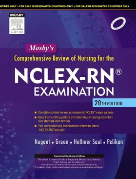 Nugent / Green / Hellmer Saul |  Mosby's Comprehensive Review of Nursing for the NCLEX-RN (R) Examination, 20e | Buch |  Sack Fachmedien