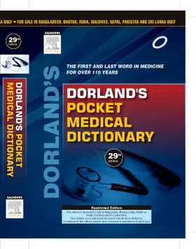 Dorland |  Dorland's Pocket Medical Dictionary, 29e | Buch |  Sack Fachmedien