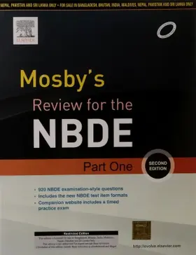 MOSBY |  Mosby's Review for the NBDE Part I | Buch |  Sack Fachmedien