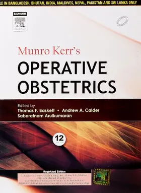 Baskett / Calder / Arulkumaran |  Munro Kerr's Operative Obstetrics | Buch |  Sack Fachmedien