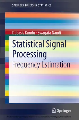 Kundu / Nandi |  Statistical Signal Processing | eBook | Sack Fachmedien