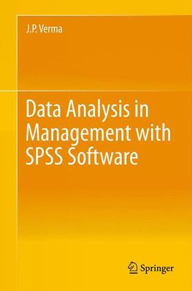 Verma |  Data Analysis in Management with SPSS Software | Buch |  Sack Fachmedien