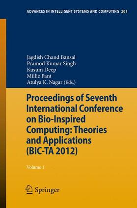 Bansal / Singh / Nagar |  Proceedings of Seventh International Conference on Bio-Inspired Computing: Theories and Applications (BIC-TA 2012) | Buch |  Sack Fachmedien