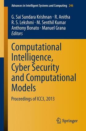 Krishnan / Anitha / Graña |  Computational Intelligence, Cyber Security and Computational Models | Buch |  Sack Fachmedien