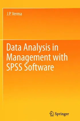 Verma |  Data Analysis in Management with SPSS Software | Buch |  Sack Fachmedien