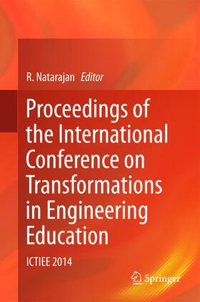 Natarajan |  Proceedings of the International Conference on Transformations in Engineering Education | Buch |  Sack Fachmedien