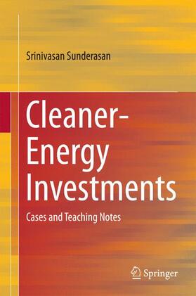 Sunderasan |  Cleaner-Energy Investments | Buch |  Sack Fachmedien