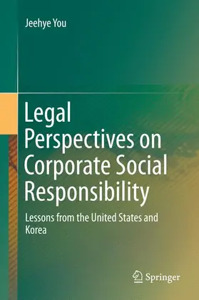 You |  Legal Perspectives on Corporate Social Responsibility | Buch |  Sack Fachmedien