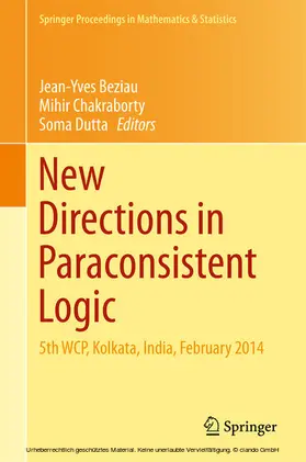 Beziau / Chakraborty / Dutta |  New Directions in Paraconsistent Logic | eBook | Sack Fachmedien