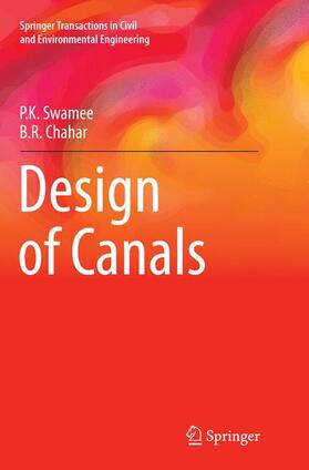 Chahar / Swamee |  Design of Canals | Buch |  Sack Fachmedien