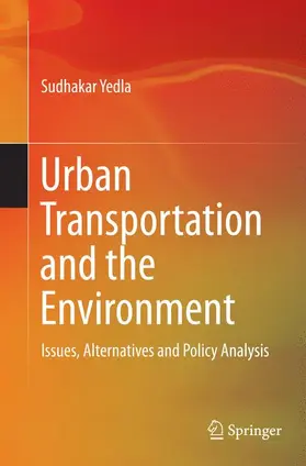 Yedla |  Urban Transportation and the Environment | Buch |  Sack Fachmedien