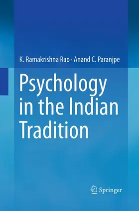 Paranjpe / Rao |  Psychology in the Indian Tradition | Buch |  Sack Fachmedien