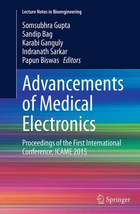 Gupta / Bag / Biswas |  Advancements of Medical Electronics | Buch |  Sack Fachmedien