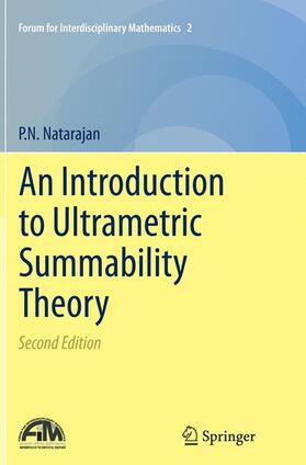 Natarajan |  An Introduction to Ultrametric Summability Theory | Buch |  Sack Fachmedien