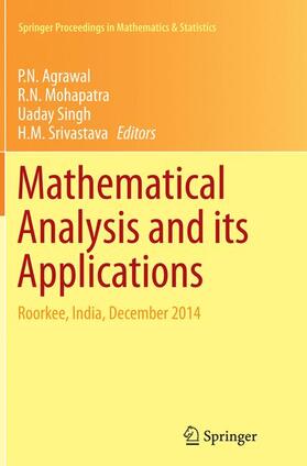 Agrawal / Srivastava / Mohapatra |  Mathematical Analysis and its Applications | Buch |  Sack Fachmedien