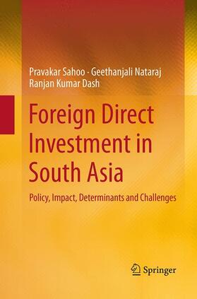 Sahoo / Dash / Nataraj |  Foreign Direct Investment in South Asia | Buch |  Sack Fachmedien