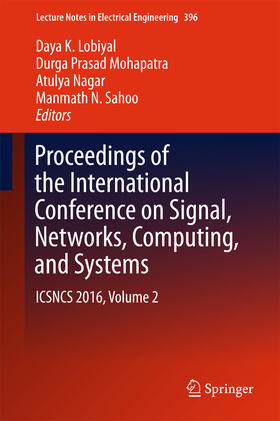 Lobiyal / Mohapatra / Nagar |  Proceedings of the International Conference on Signal, Networks, Computing, and Systems | eBook | Sack Fachmedien