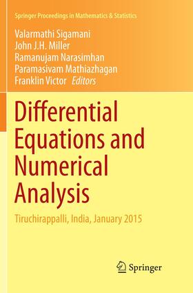 Sigamani / Miller / Victor |  Differential Equations and Numerical Analysis | Buch |  Sack Fachmedien