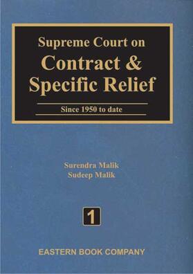 Malik / Malik |  Supreme Court on Contract & Specific Relief | Buch |  Sack Fachmedien