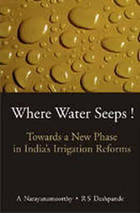 Narayanamoorthy |  Where Water Seeps! | Buch |  Sack Fachmedien