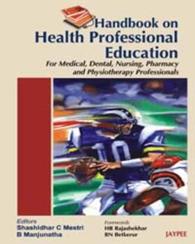 Mestri / Manjunatha |  Handbook on Health Professional Education | Buch |  Sack Fachmedien