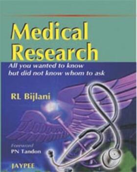 Bijlani |  Medical Research | Buch |  Sack Fachmedien