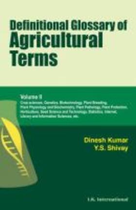 Kumar |  Definitional Glossary of Agricultural Terms:  Volume II | Buch |  Sack Fachmedien