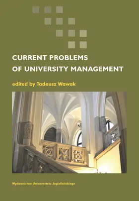 Wawak |  Current Problems of University Management | Buch |  Sack Fachmedien